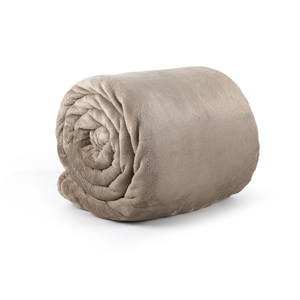 Cobertor para Hotel Flannel Solteiro 150X220cm Kaki