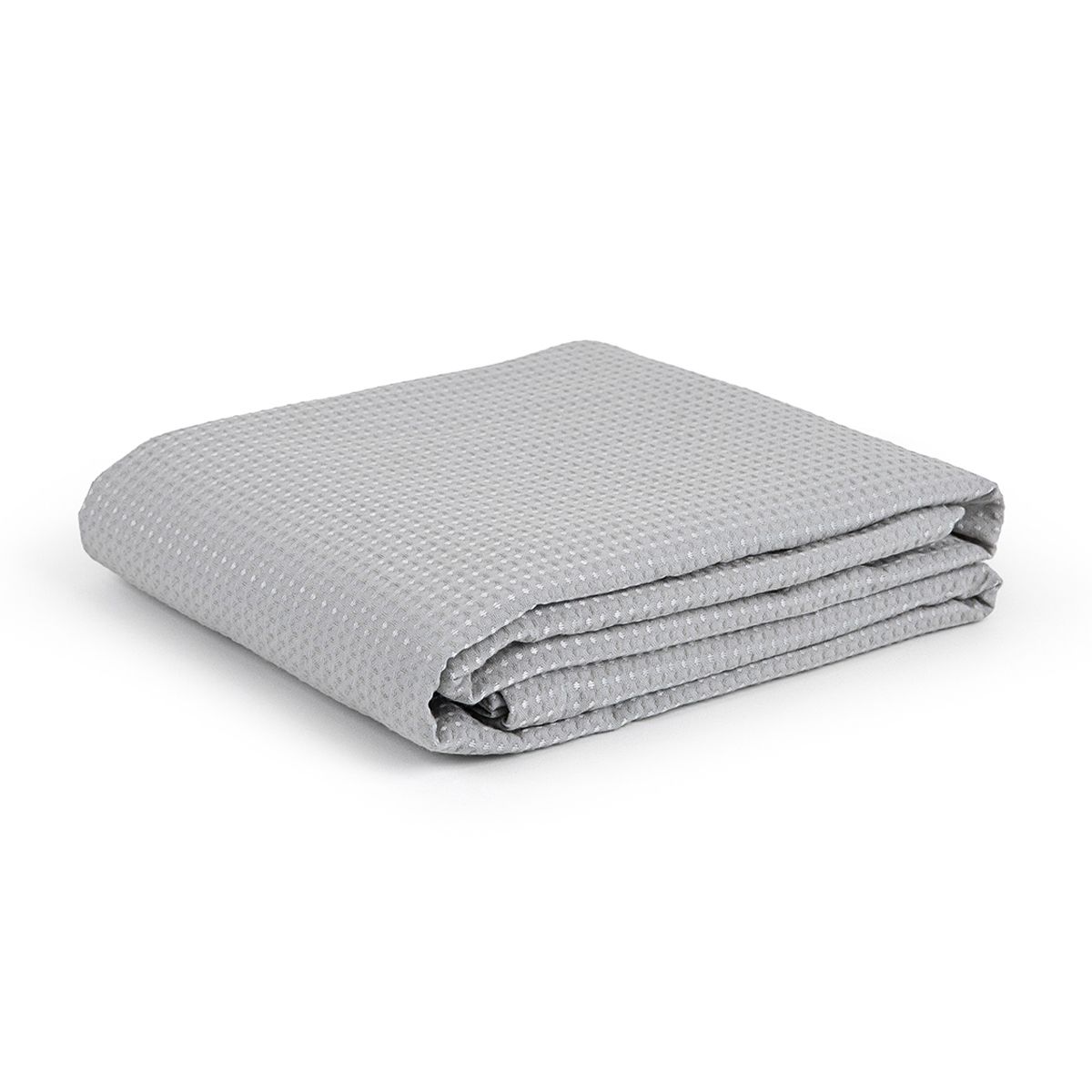 COLCHA PIQUET FAVO KING 2,40 X 2,80 M (CINZA)