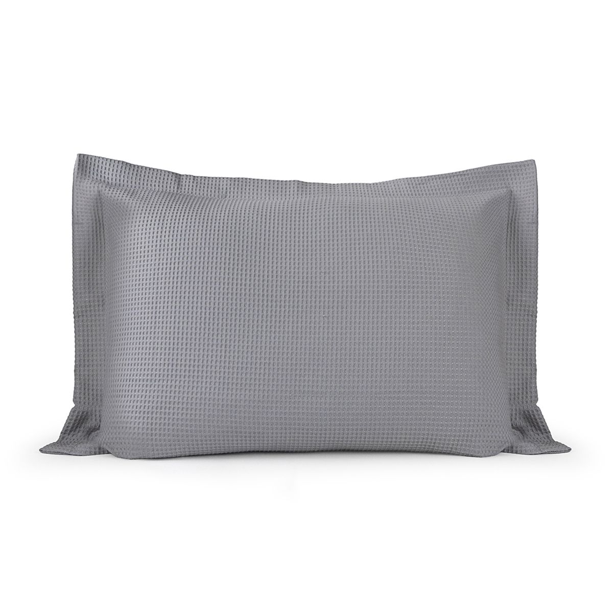 PORTA TRAVESSEIRO PIQUET FAVO 50 X 70CM  (CINZA)