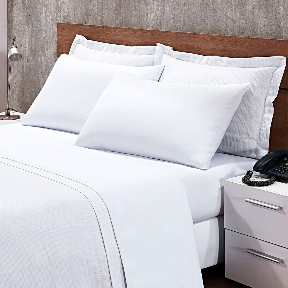 LENÇOL KING HARMONY C/ ELÁST. 200X200X25CM 160 FIOS