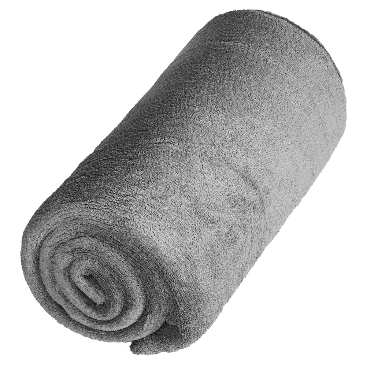 Cobertor para Hotel Microfibra Casal 180X220cm Cinza