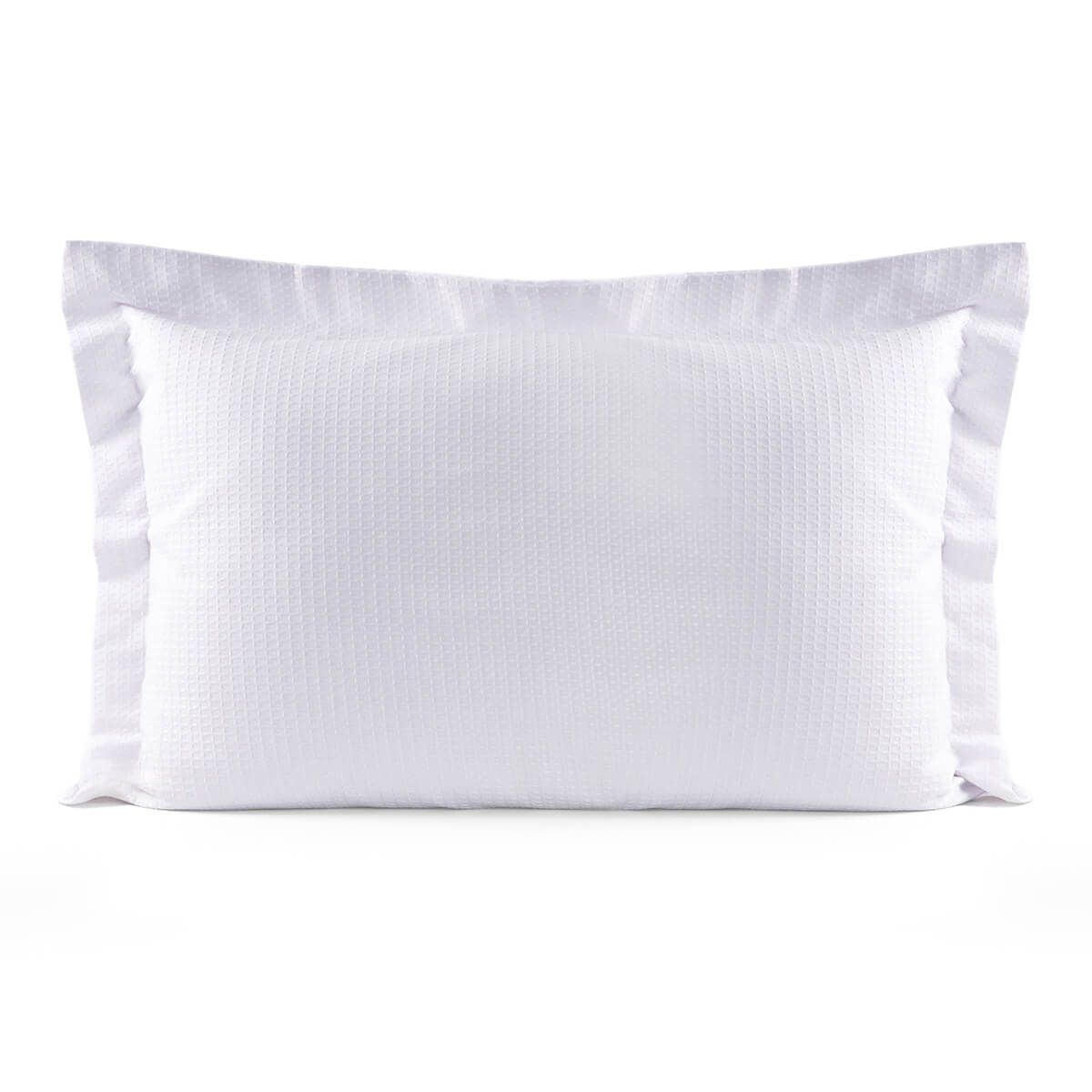 Porta Travesseiro Piquet Leve 50x70 (Branco)