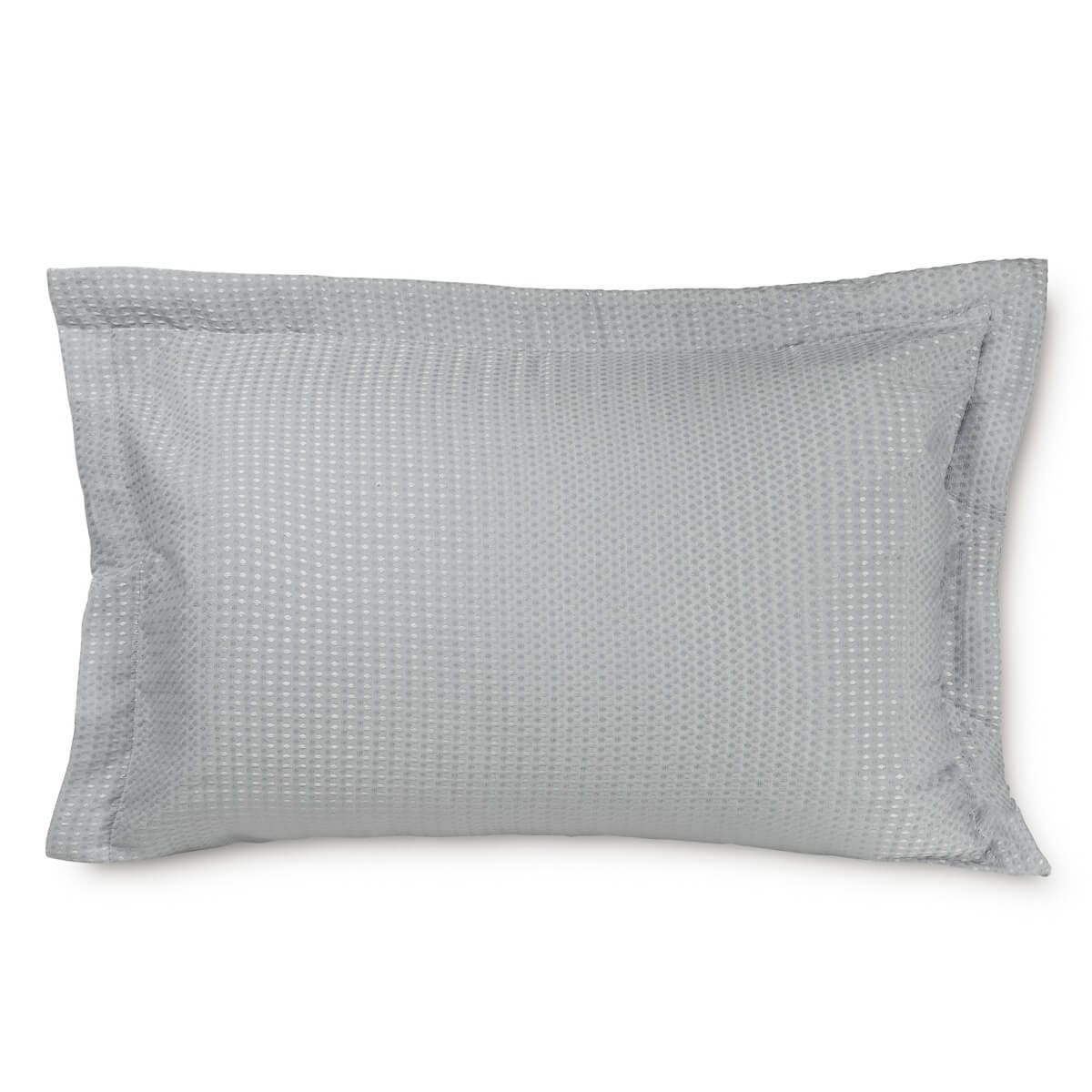 Porta Travesseiro Piquet Leve 50x70 Cinza