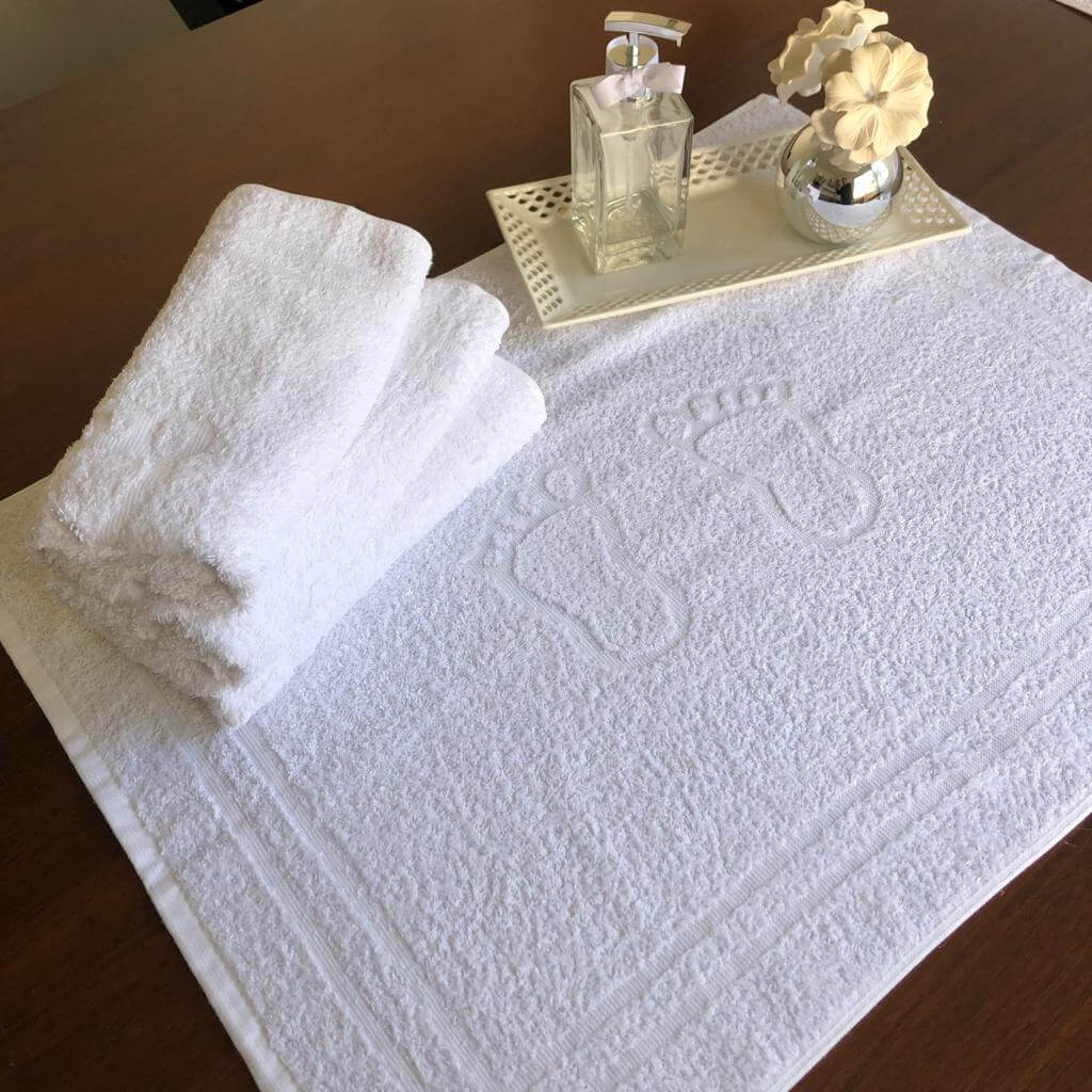 Toalha de Piso Felpuda Pezinho para Hotelaria