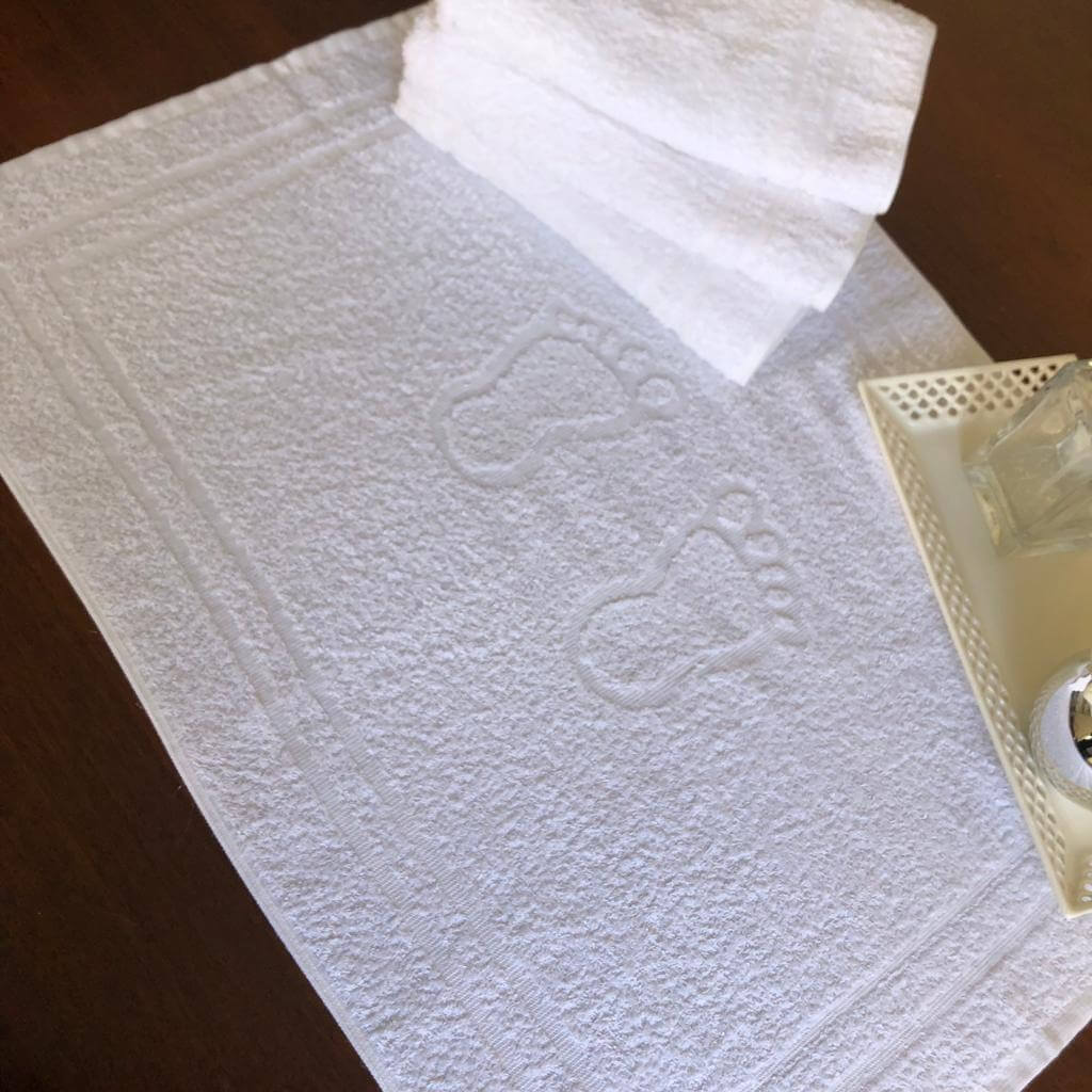 Toalha de Piso Felpuda Pezinho para Hotel