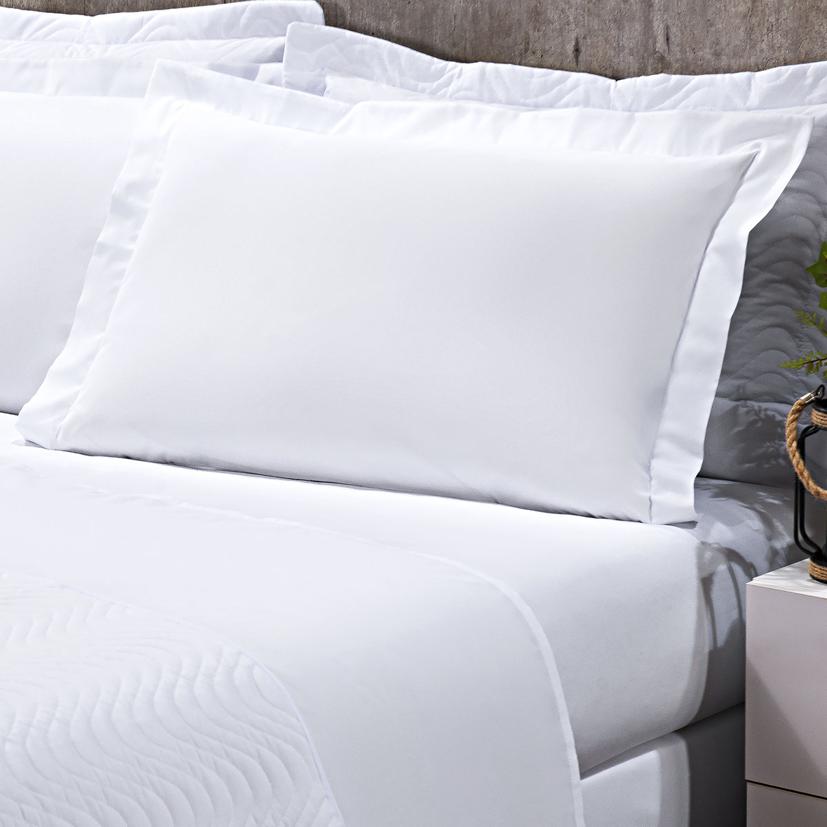 Fronha com Abas 180 fios para Hotelaria - Confort Conamore