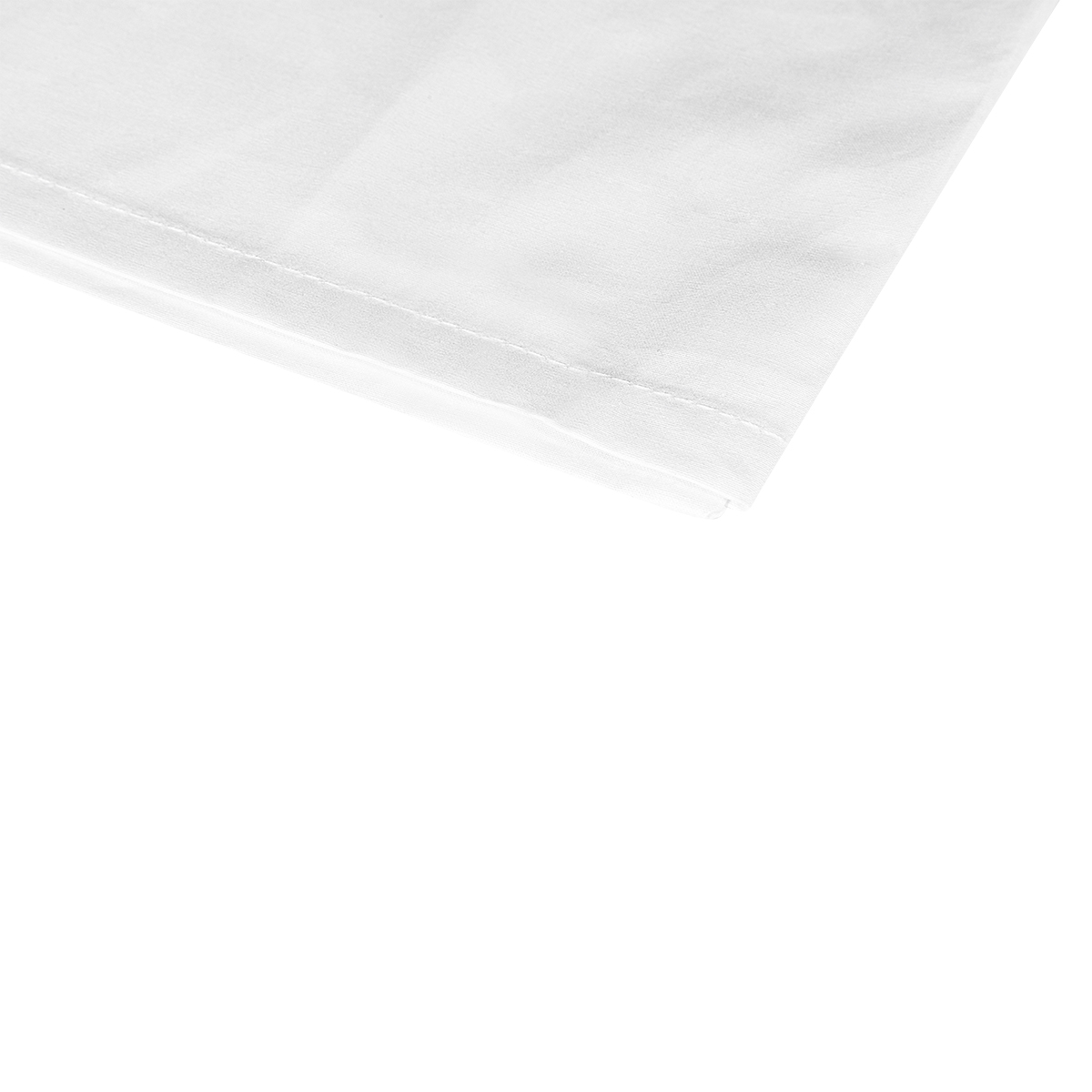 Detalhe fronha branca para hotelaria 200 fios, 100% algodão - Prime Conamore