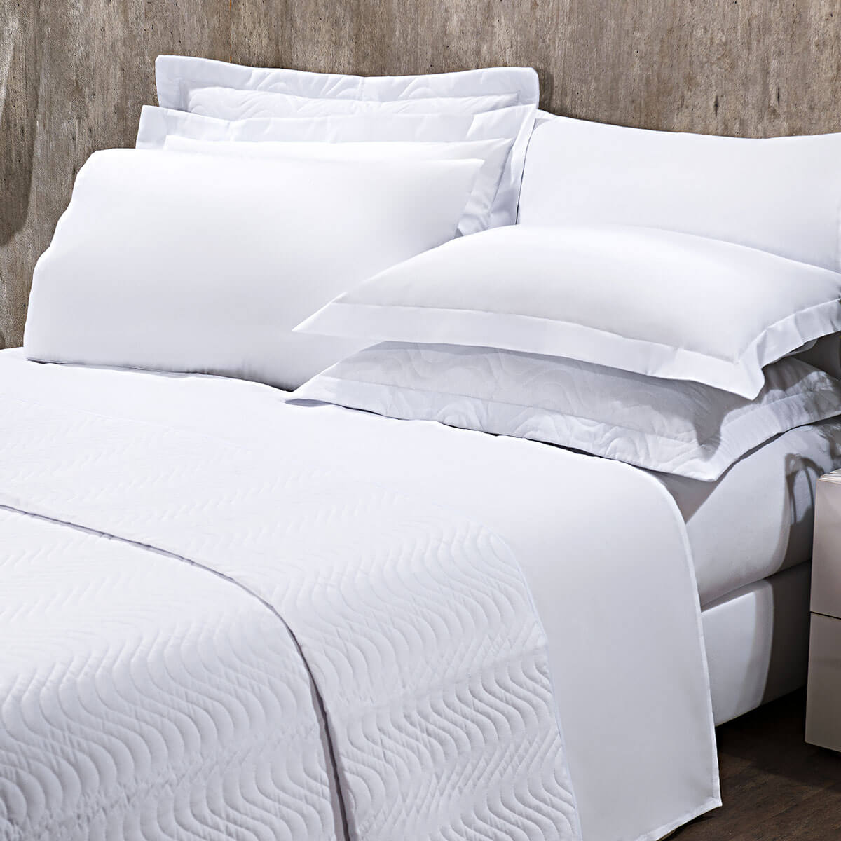 Lençol Solteiro BRANCO SEM ELÁSTICO, 180 Fios Confort - Hotelaria