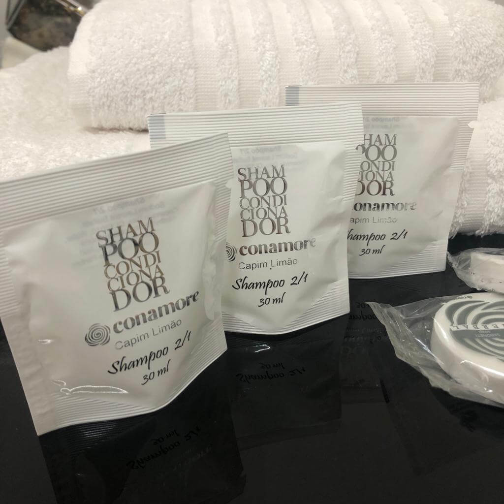 Saches e amenities para Pousadas - Amenities Conamore