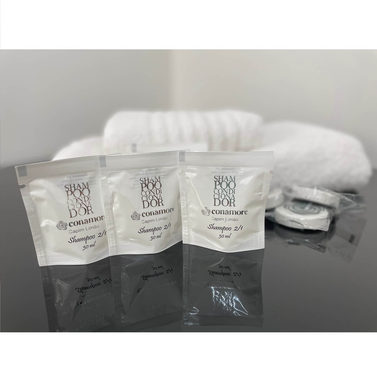 Saches e amenities para Pousadas - Amenities Conamore