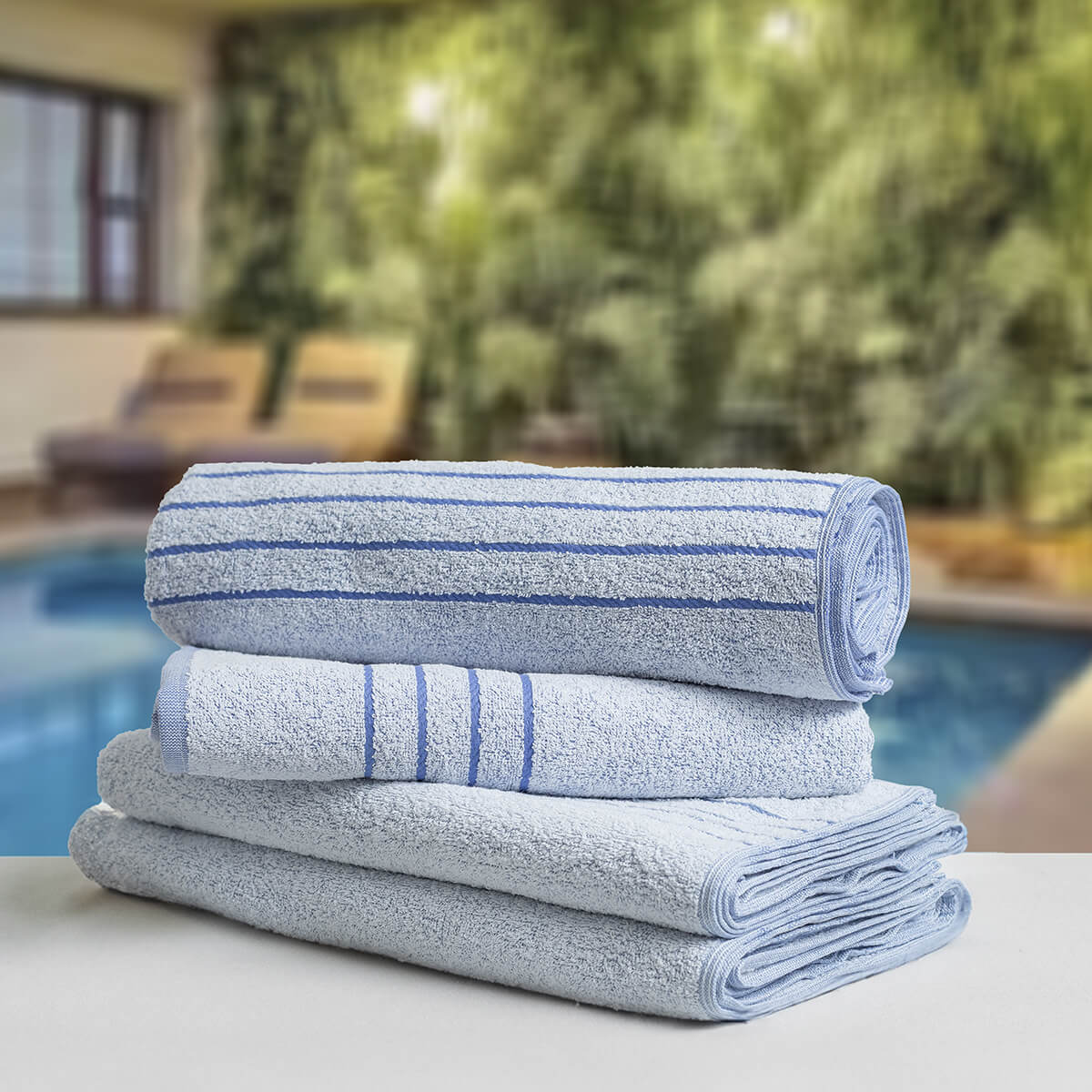 Toalha para Piscina Azul Select - Conamore